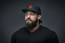 Load image into Gallery viewer, Iconic Hulk 3D Logo Snapback - Black w/Red