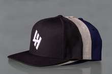 Load image into Gallery viewer, Iconic Hulk 3D Logo Snapback - Black w/White
